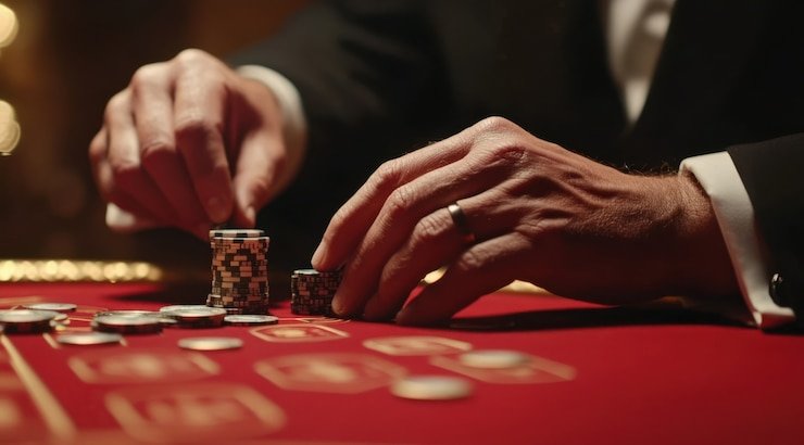 Studio kasino langsung Speed Baccarat dengan dealer profesional dan meja premium
